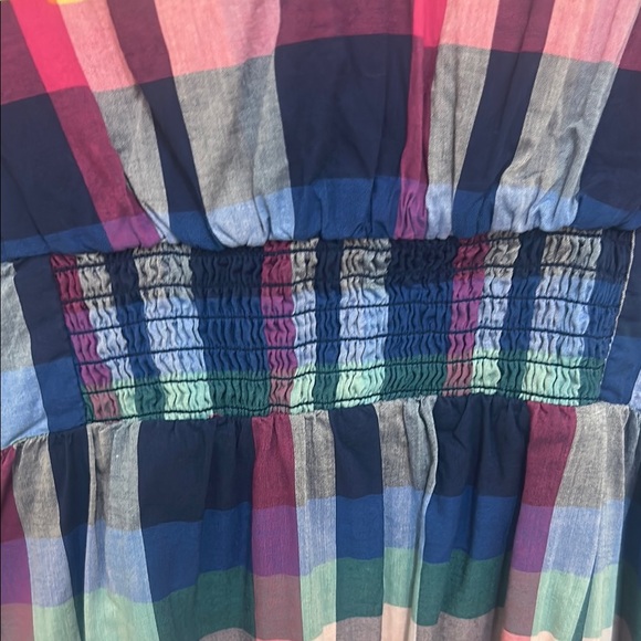 J. Crew Plaid Midi Dress with matching Bucket Hat and Hair tie - Picture 6 of 11